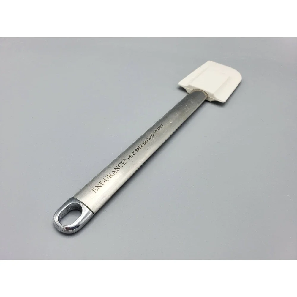 Endurance Silicone Scraper Spatula Metal Handle Hanger Baking High Temp‎ 600 deg